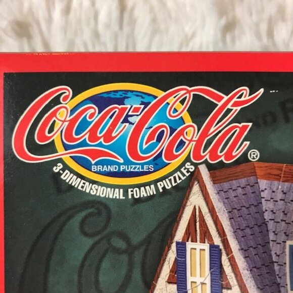 Vintage Coca-Cola 'The Chowder House' 3D Collectible Foam Puzzle - Picture 3 of 8